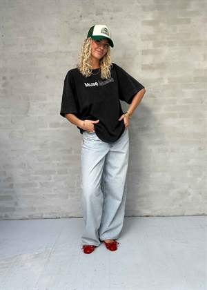 Muse enkelt logo oversize tee Sort Copenhagen Muse