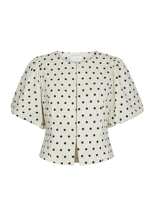 Anela dot bluse Off White Neo Noir
