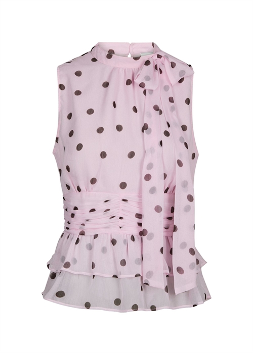 Ansol big dot top Light Pink Neo Noir 