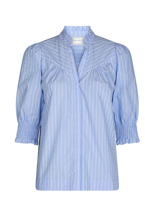 Diana stripy stone bluse Lyseblå Neo Noir 