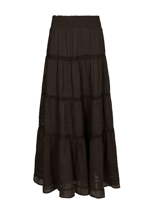 Felicia s voile skirt Dark Brown Neo Noir 