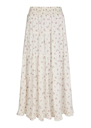 Asta small blossom skirt Creme Neo Noir 