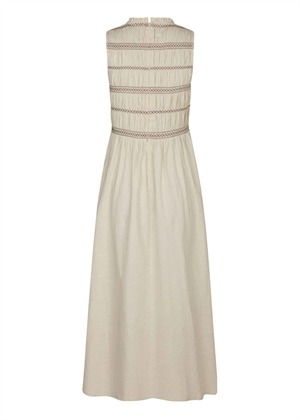 Atika deco smock kjole Ivory Neo Noir 