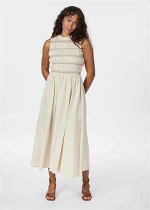 Atika deco smock kjole Ivory Neo Noir 