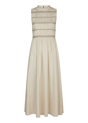 Atika deco smock kjole Ivory Neo Noir 
