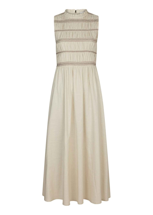 Atika deco smock kjole Ivory Neo Noir 
