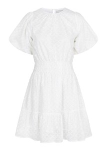 Baja Embroidery kjole Hvid Neo Noir 