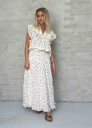 Asta small blossom skirt Creme Neo Noir 