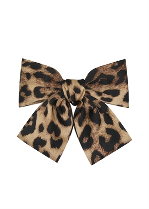 Bow hair clip Leopard Neo Noir 
