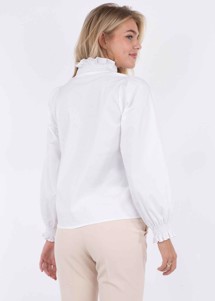 Brielle solid skjorte Hvid Neo Noir 