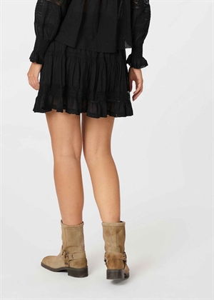 Callia s voile skirt Sort Neo Noir 