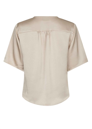 Casadia heavy sateen bluse Champagne Neo Noir 