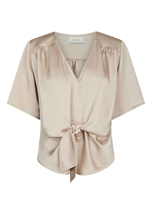 Casadia heavy sateen bluse Champagne Neo Noir 