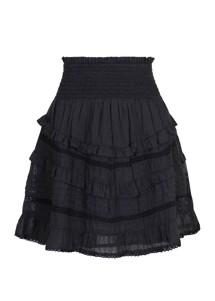 Donna s voile skirt Sort Neo Noir 