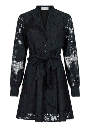 Heidi lace kjole Black Neo Noir 