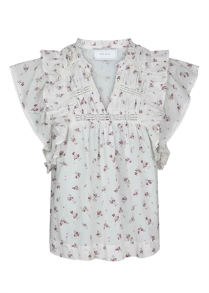 Jayla small blossom top Creme Neo Noir 