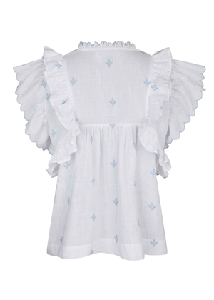 Jayla embroidery top white Neo Noir 