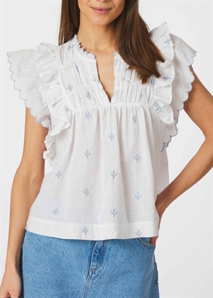 Jayla embroidery top white Neo Noir 