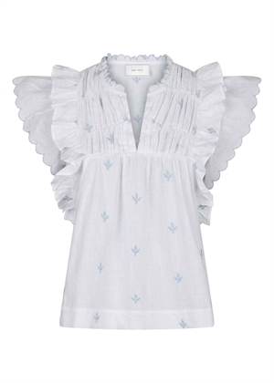 Jayla embroidery top white Neo Noir 