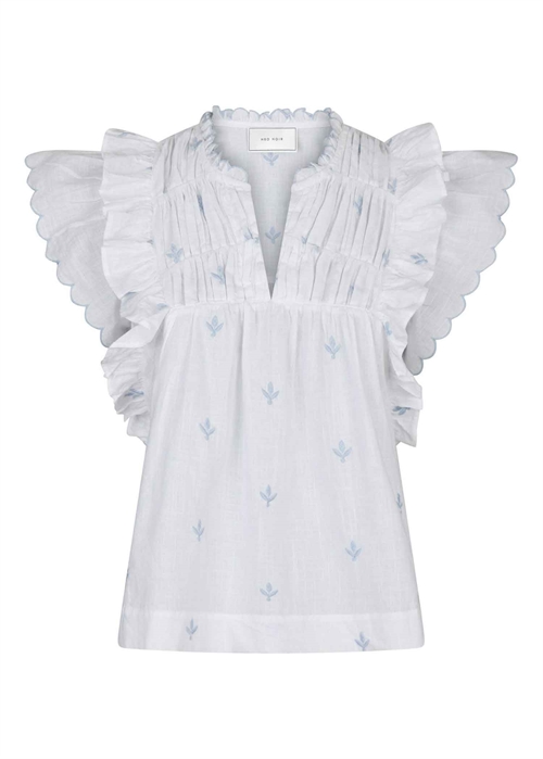 Jayla embroidery top white Neo Noir 