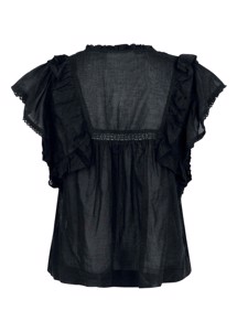 Jayla s voile top Sort Neo Noir 