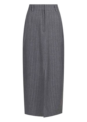 Leland pinstripe skirt Grey Melange Neo Noir 