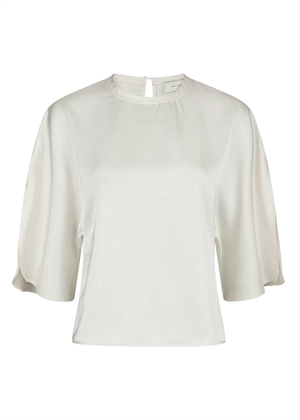 Liora heavy sateen bluse Pearl Neo Noir 