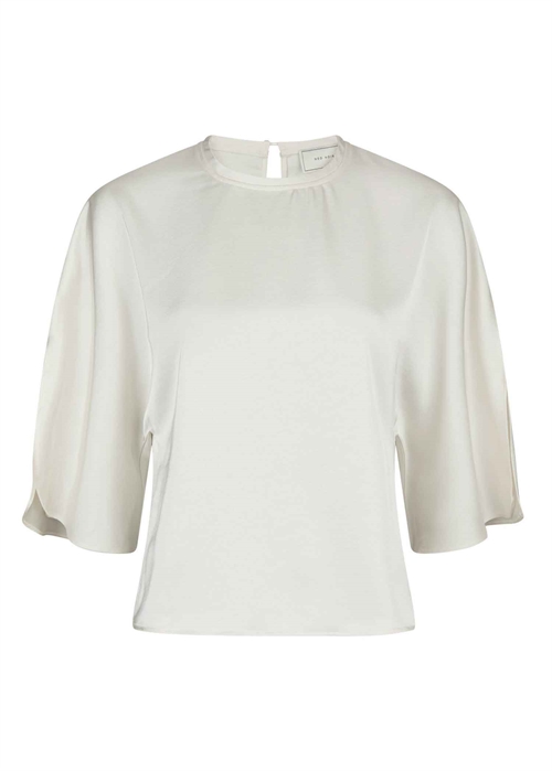 Liora heavy sateen bluse Pearl Neo Noir 