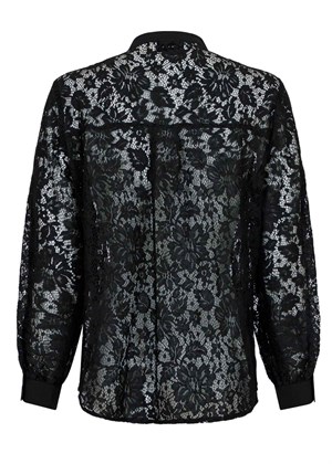 Mae lace skjorte Black Neo Noir 