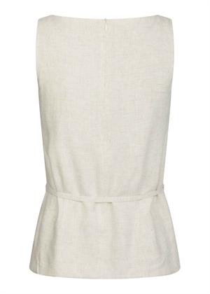 Nassa linen top Natural Neo Noir 