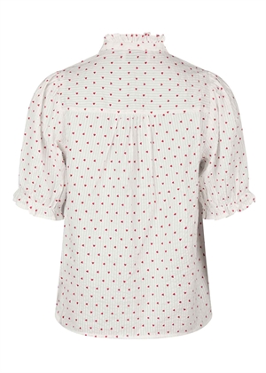 Odesa heart bluse White Neo Noir