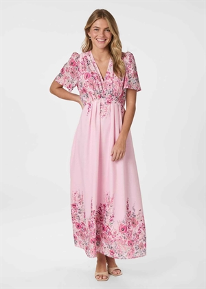 Serna flower print dress new cols Light Pink Neo Noir 