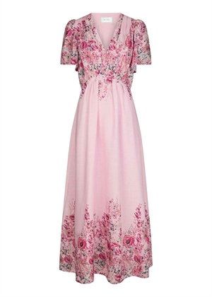 Serna flower print dress new cols Light Pink Neo Noir 