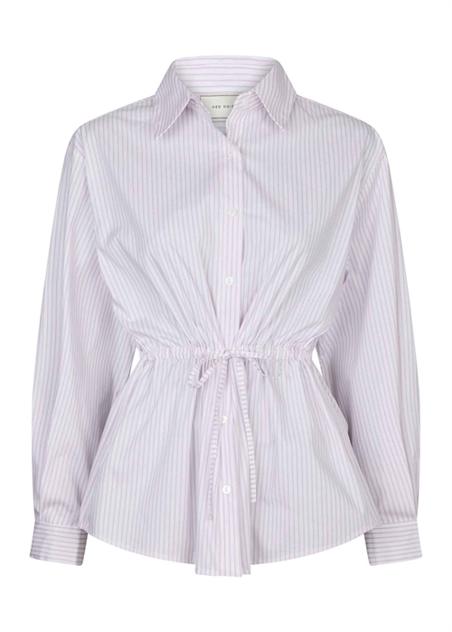Solei small stripe skjorte Light Pink Neo Noir 