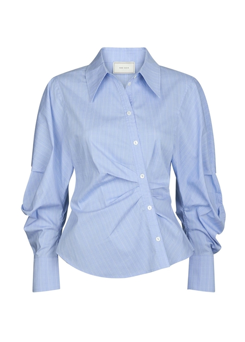 Neoella flannel skjorte Light Blue Neo Noir 