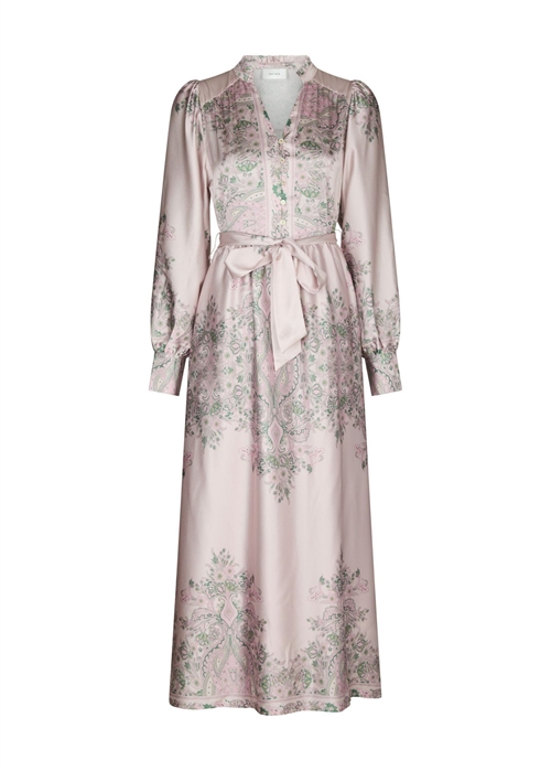 Nova paisley border kjole Rose Neo Noir