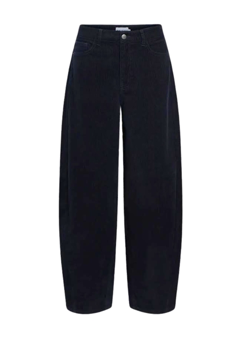 Moji Elsa mw super barrel jeans Black Denim/Brown Stitch Object 