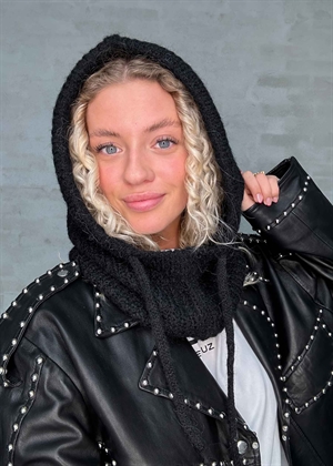 Milu strik balaclava Sort Object 