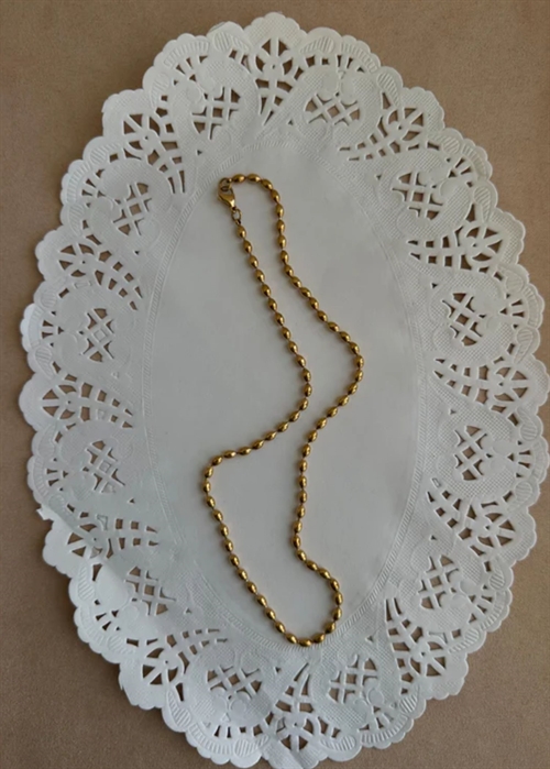 Oma Thick necklace Forgyldt 42 cm Pico 