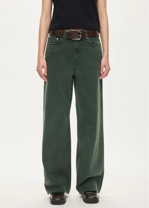 Bright jeans Pine Green Oval Square 