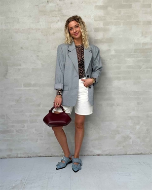 Paulia Melange blazer Grey/Blue Melange Gestuz 