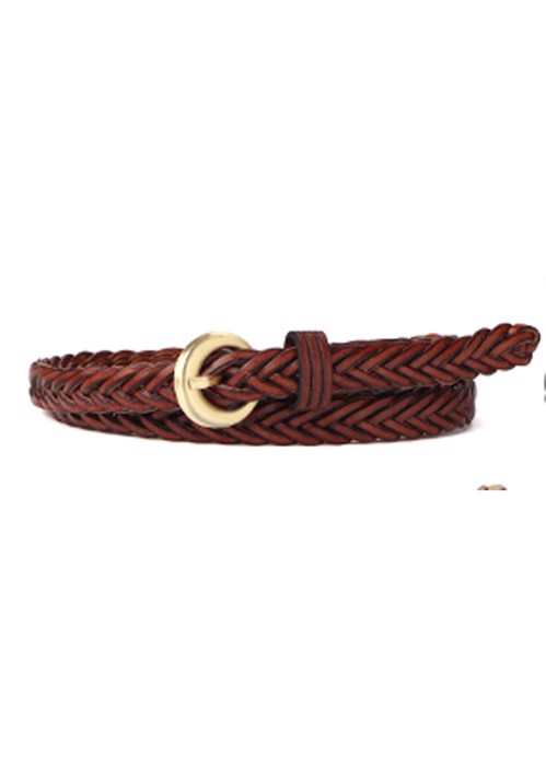 Rose belt Cognac Plissé Copenhagen 