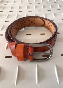 Molly belt Cognac Plissé Copenhagen 