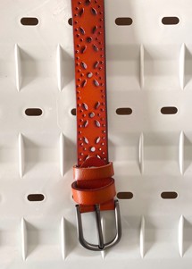 Molly belt Cognac Plissé Copenhagen 