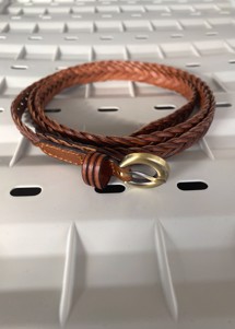 Rose belt Cognac Plissé Copenhagen 