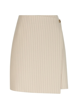 Petrani pinstriped skirt Sand Neo Noir 