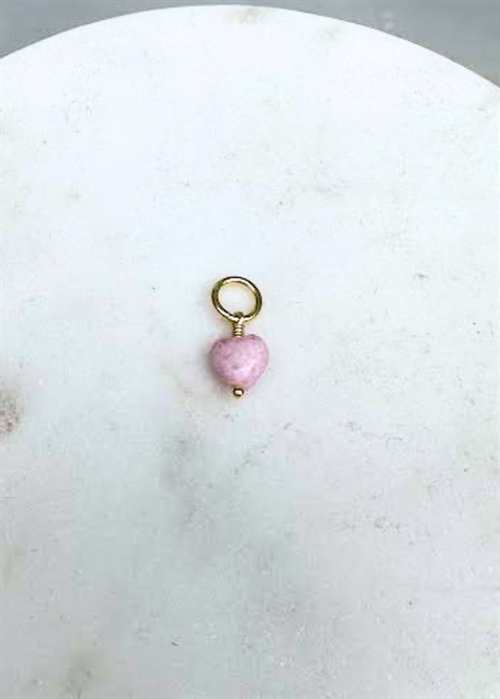 French mini heart pendant Rosa Pico