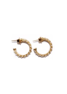 Akoya ørering Forgyldt Pico
