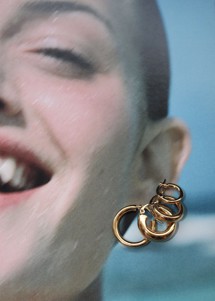 Amanda small hoops Forgyldt Pico 