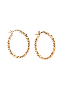 Berta grande hoops Forgyldt Pico 